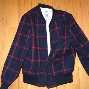 Vintage-inspired plaid spring jacket